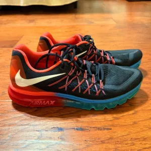 Nike Airmax Black, Fire and Blue