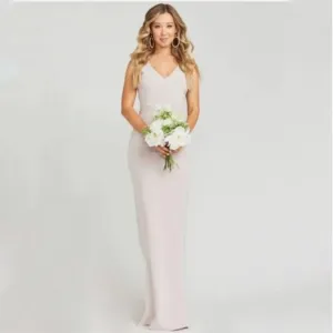NWT Show Me Your MuMu Morgan Maxi Gown in Show Me The Ring Stretch Crepe - XS​​​