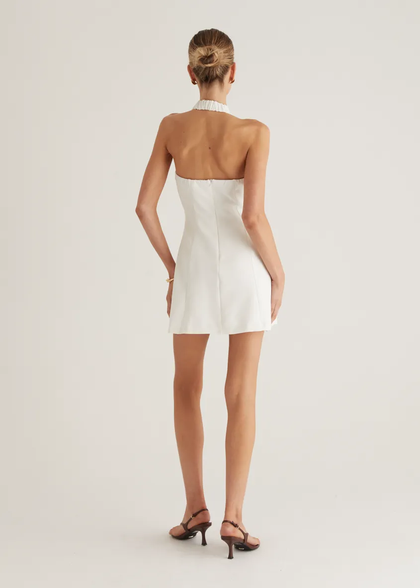Oaklyn Halter Dress - Off White
