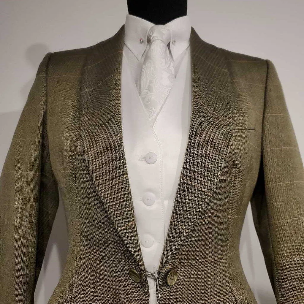 Olive Windowpane Daycoat