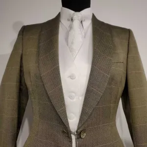 Olive Windowpane Daycoat