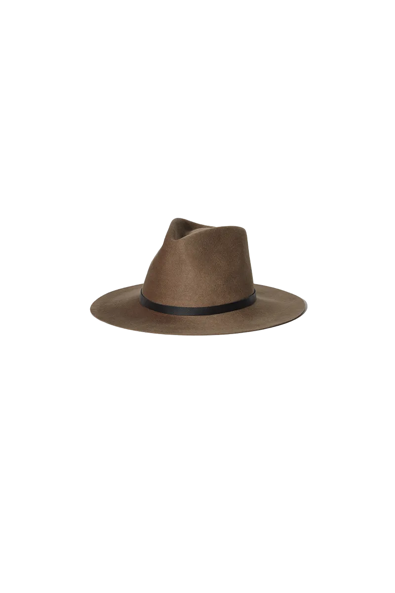 Olsen Wool Hat in Taupe