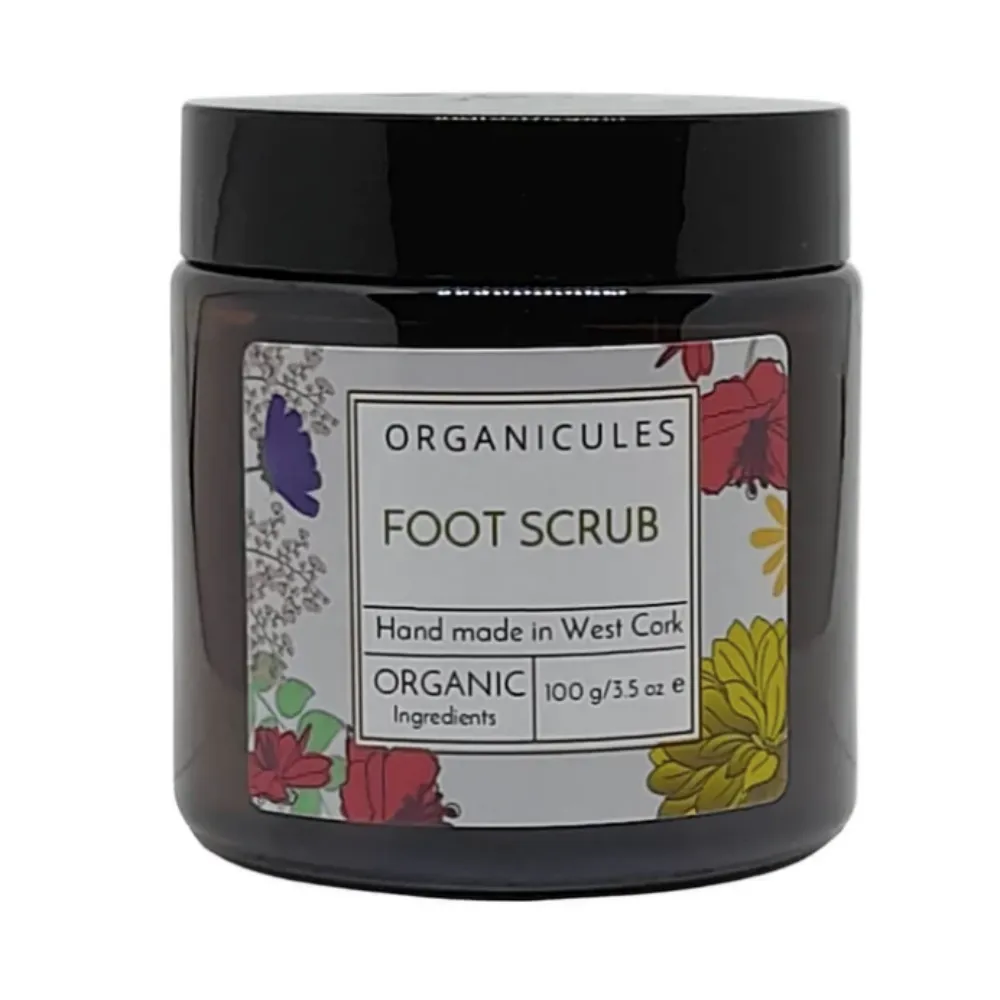 Organicules Organic Foot Scrub - Epsom Salt and Pumice 120g