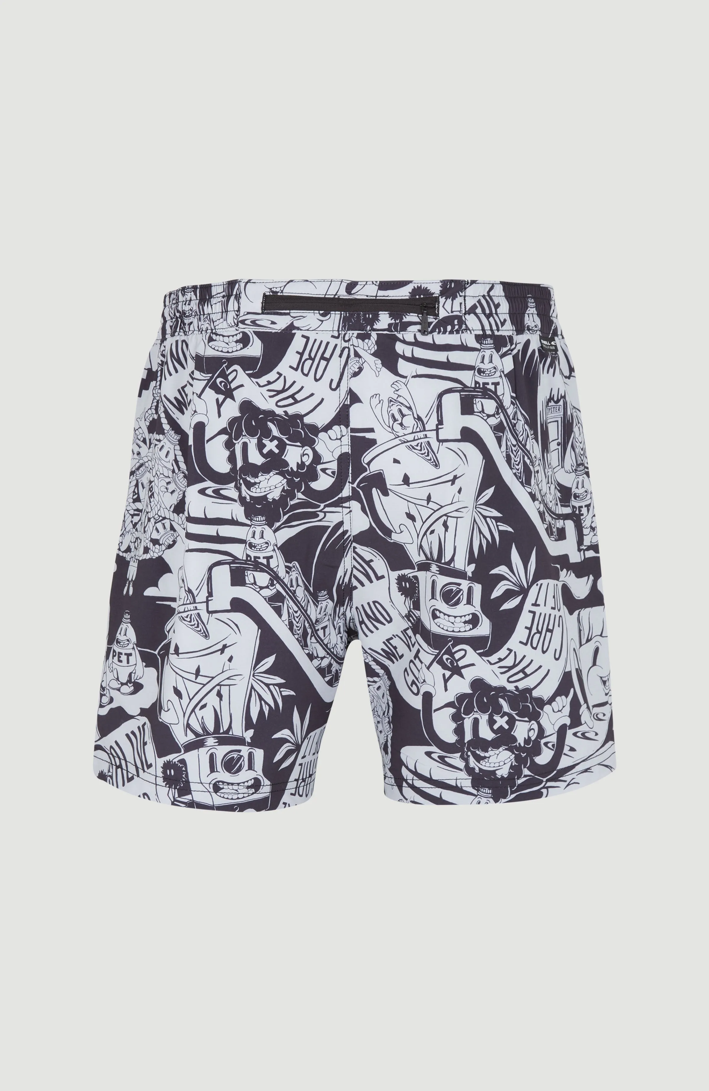 Packable Aop 15'' Hybrid Shorts | Black Oyster