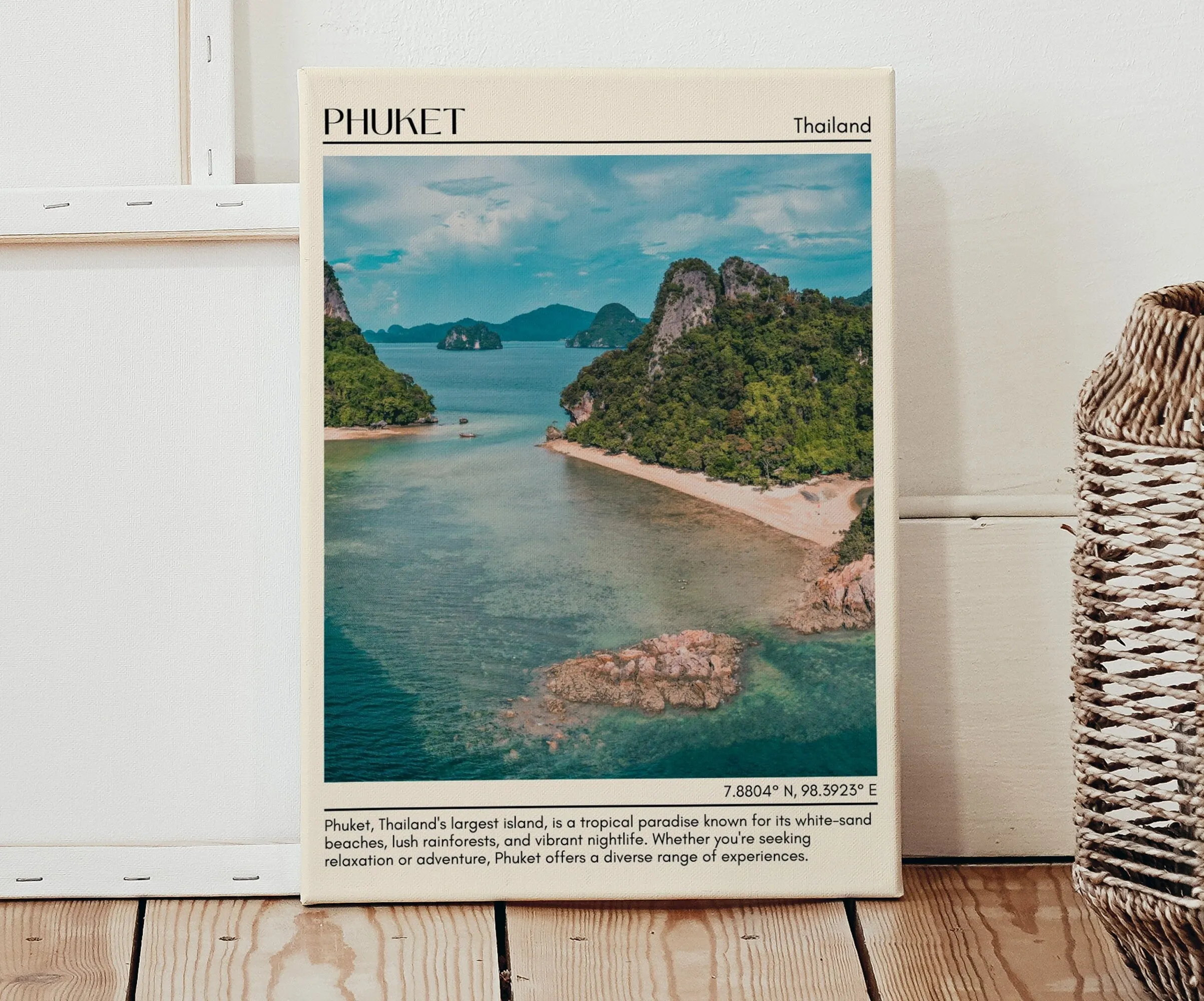 Phuket Minimal Wall Art, Thailand