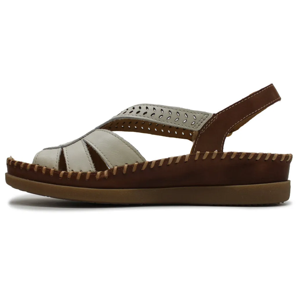 Pikolinos Cadaques Leather Women's Wedge Heels Sandals