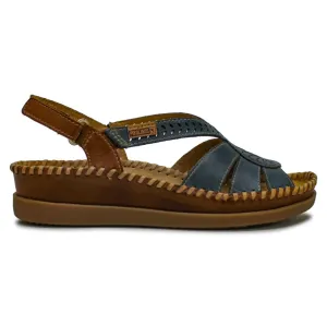 Pikolinos Cadaques Leather Women's Wedge Heels Sandals