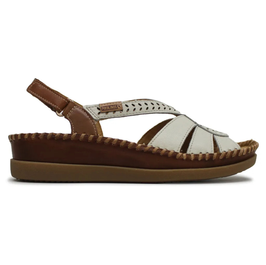 Pikolinos Cadaques Leather Women's Wedge Heels Sandals