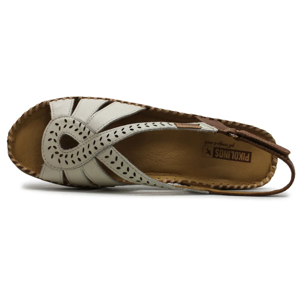 Pikolinos Cadaques Leather Women's Wedge Heels Sandals