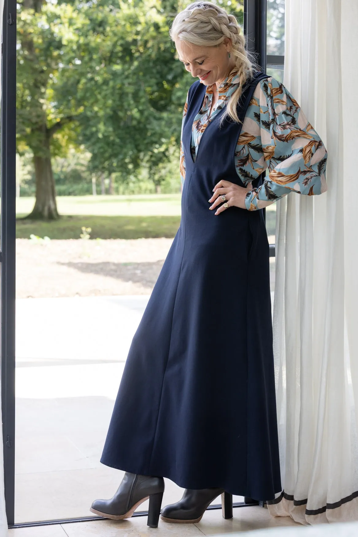 Pinafore Ponte Dress