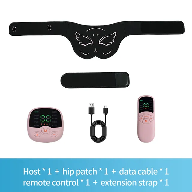 Premium EMS Hip Trainer with Remote Control | 10 Modes & 30 Intensity Levels for Buttocks Toning and Muscle Stimulation | USB Rechargeable Body Massager