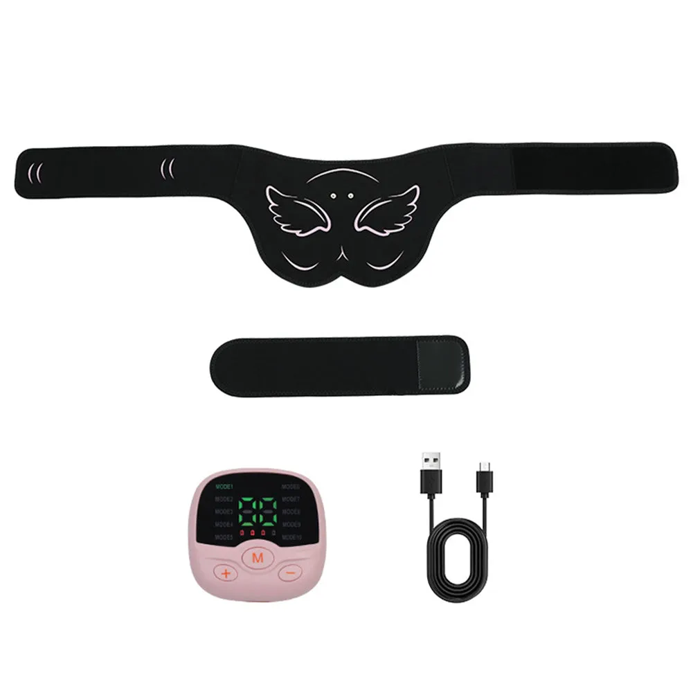 Premium EMS Hip Trainer with Remote Control | 10 Modes & 30 Intensity Levels for Buttocks Toning and Muscle Stimulation | USB Rechargeable Body Massager