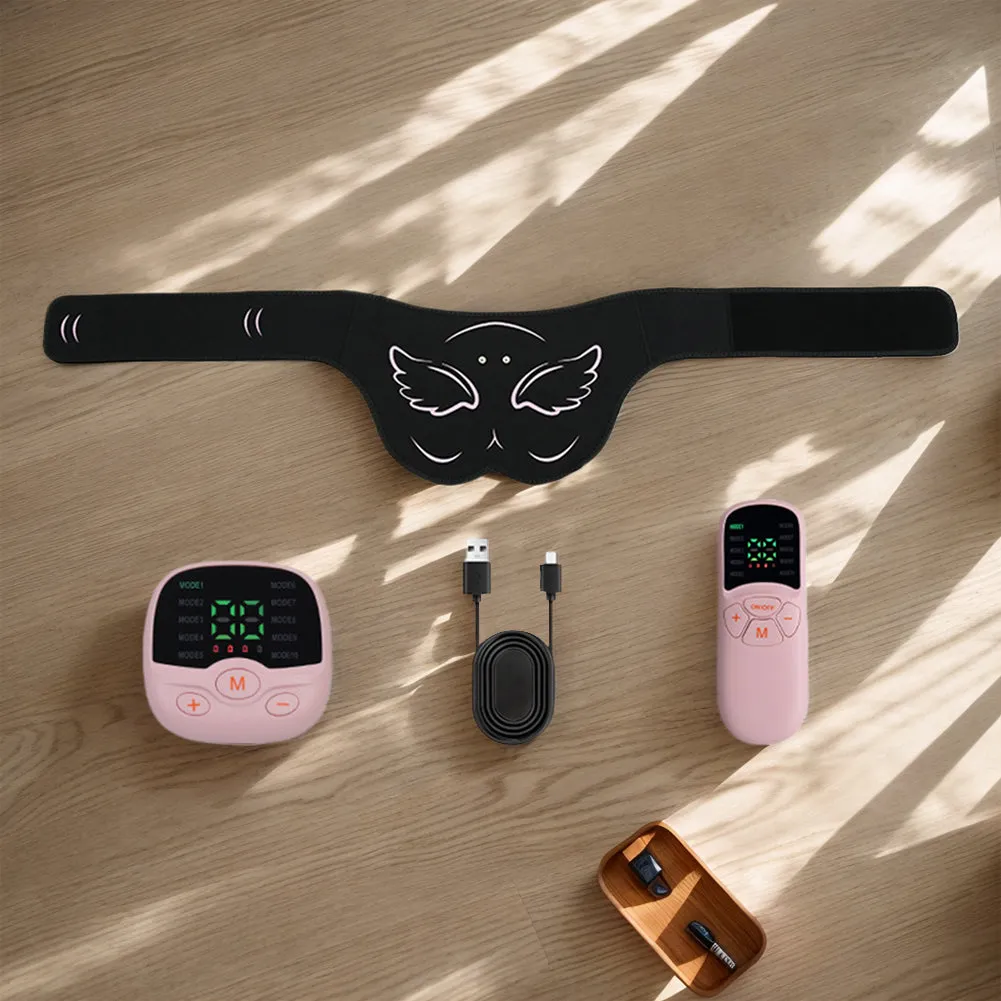 Premium EMS Hip Trainer with Remote Control | 10 Modes & 30 Intensity Levels for Buttocks Toning and Muscle Stimulation | USB Rechargeable Body Massager