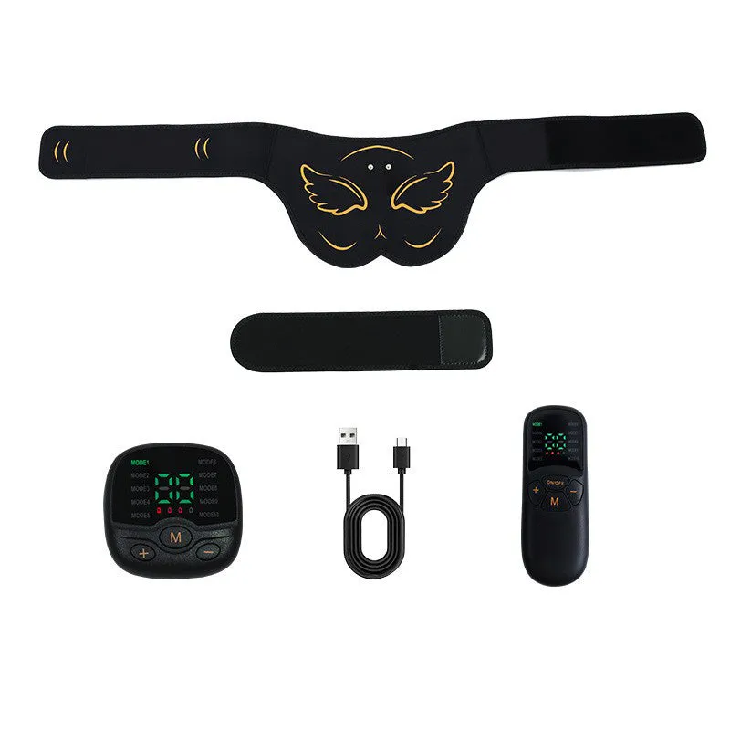 Premium EMS Hip Trainer with Remote Control | 10 Modes & 30 Intensity Levels for Buttocks Toning and Muscle Stimulation | USB Rechargeable Body Massager