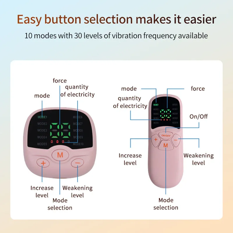 Premium EMS Hip Trainer with Remote Control | 10 Modes & 30 Intensity Levels for Buttocks Toning and Muscle Stimulation | USB Rechargeable Body Massager