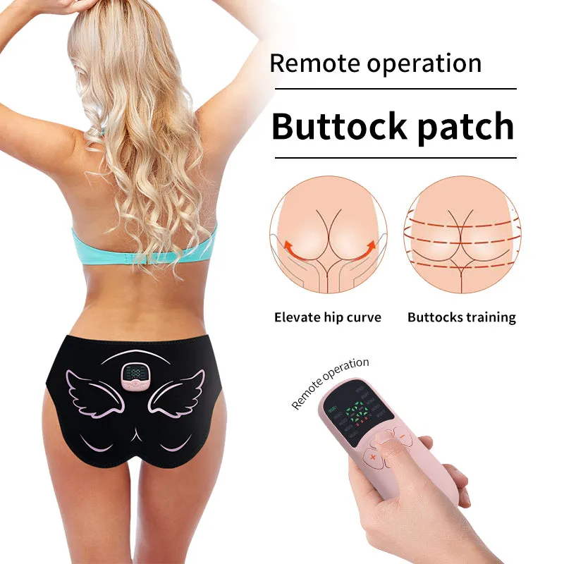 Premium EMS Hip Trainer with Remote Control | 10 Modes & 30 Intensity Levels for Buttocks Toning and Muscle Stimulation | USB Rechargeable Body Massager