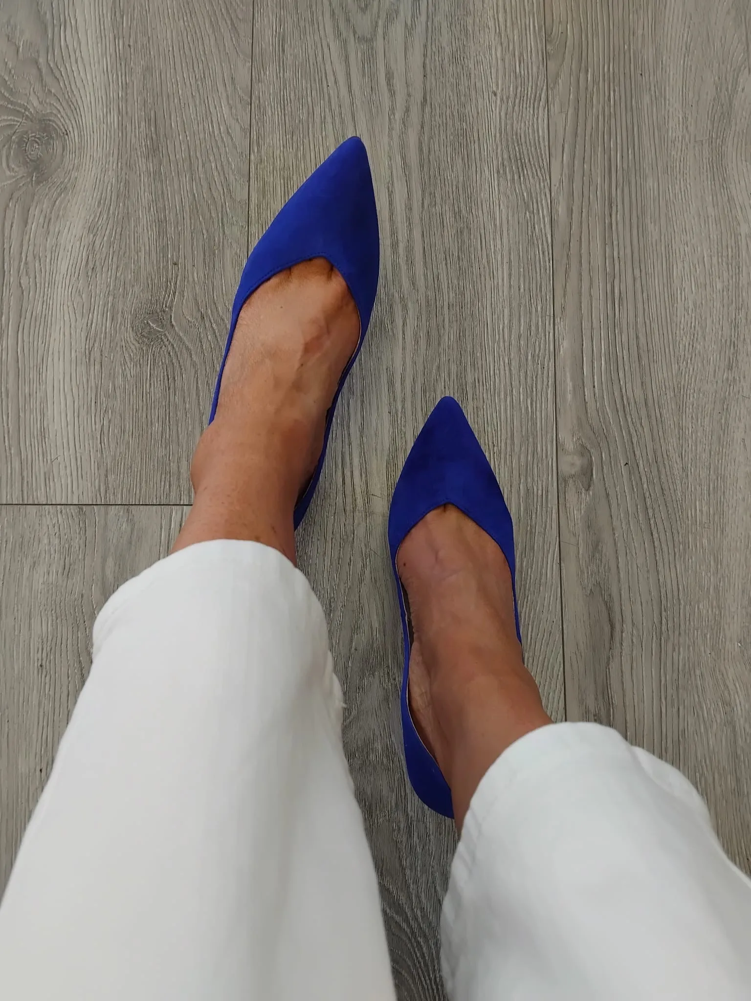 Rachels - Z6047 Cobalt Blue Court Shoe