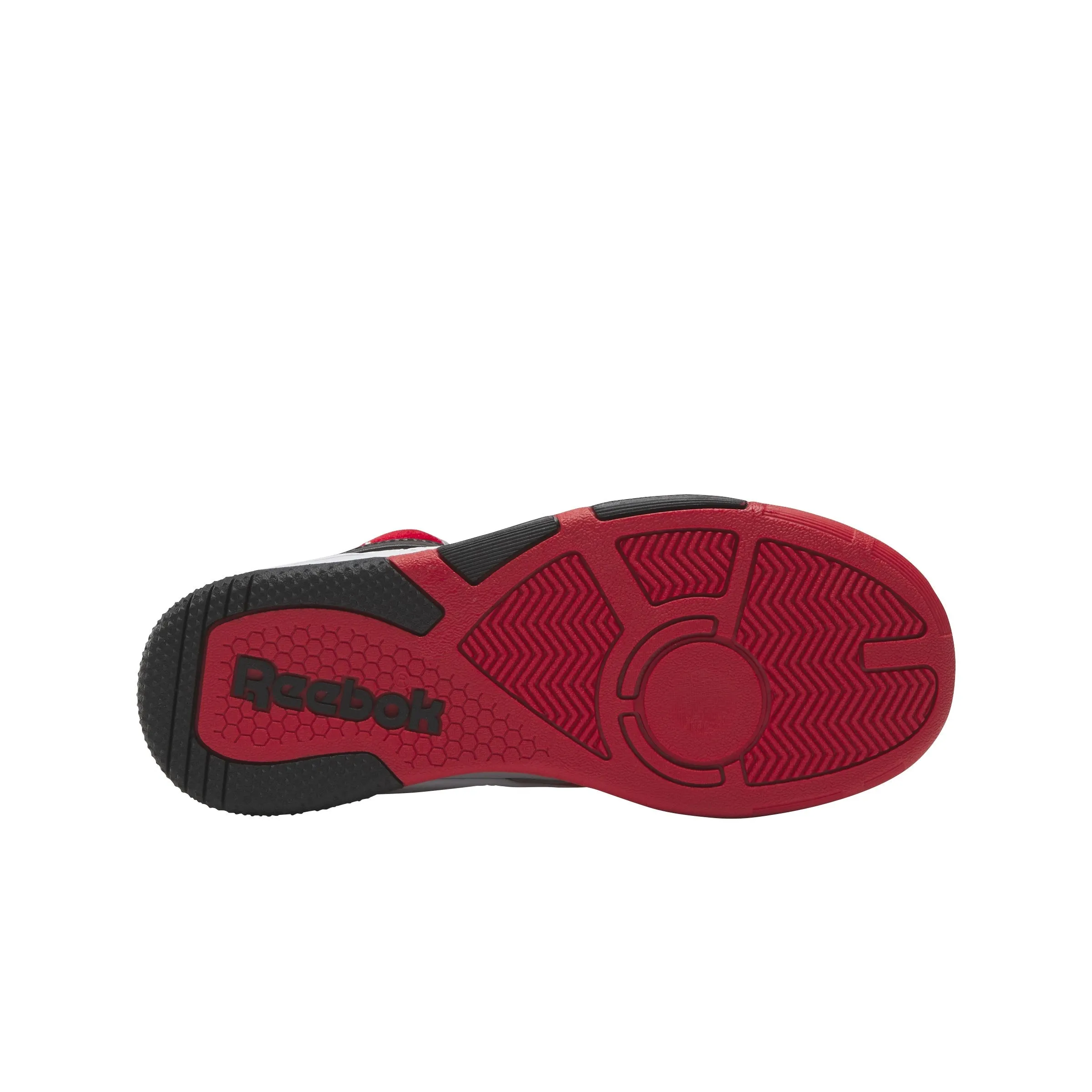 REEBOK BB 4000 II MID ADULT  - RED BLACK