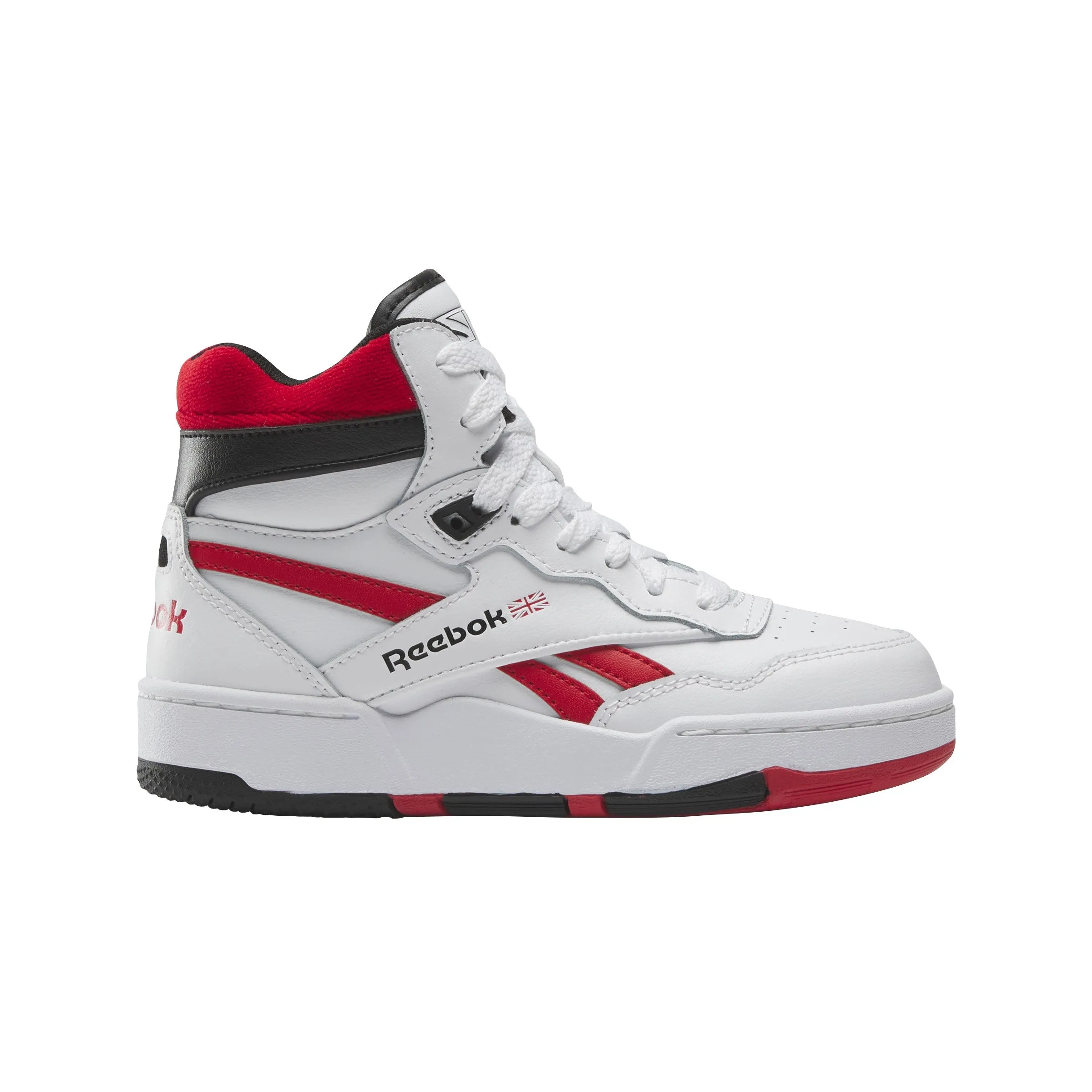 REEBOK BB 4000 II MID ADULT  - RED BLACK