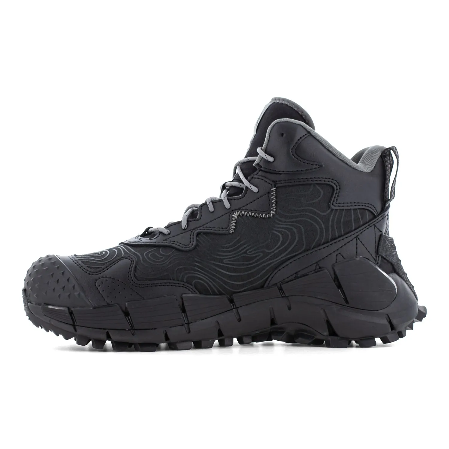 Reebok Mens Zig Kinetica Edge II Black Leather MetGuard Work Boots 10 W