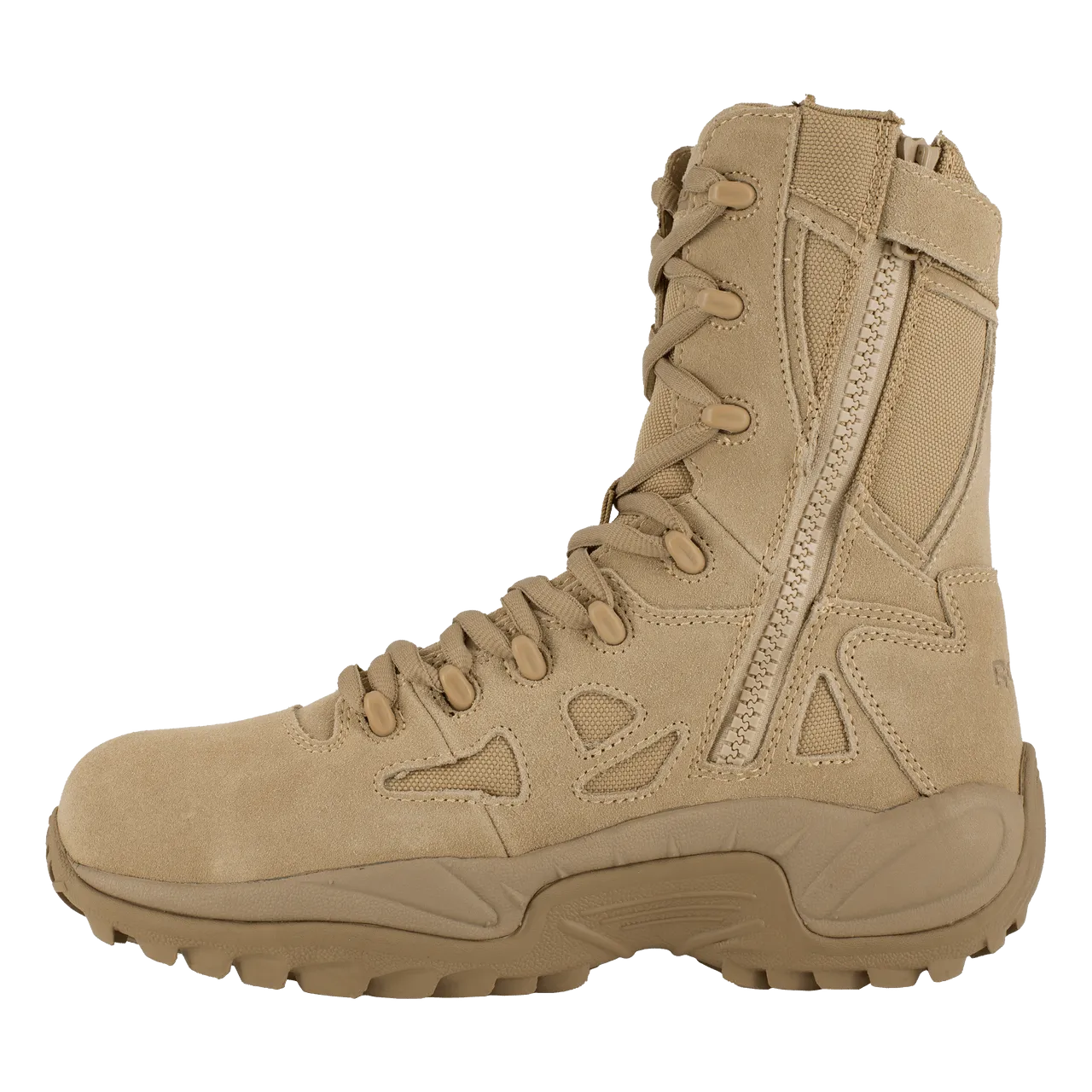 Reebok Rapid Response 8" Stealth Side-Zip Military Boots - RB894 (Women's)