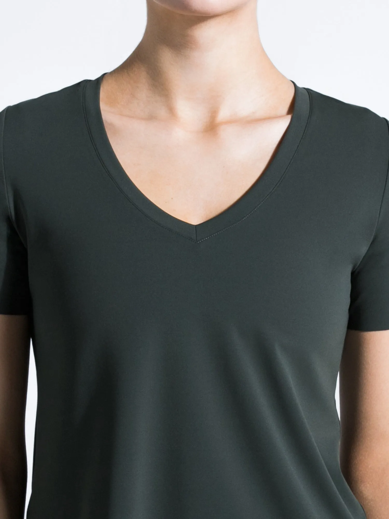 RELAXED NUDE TEE, DEEP FOREST