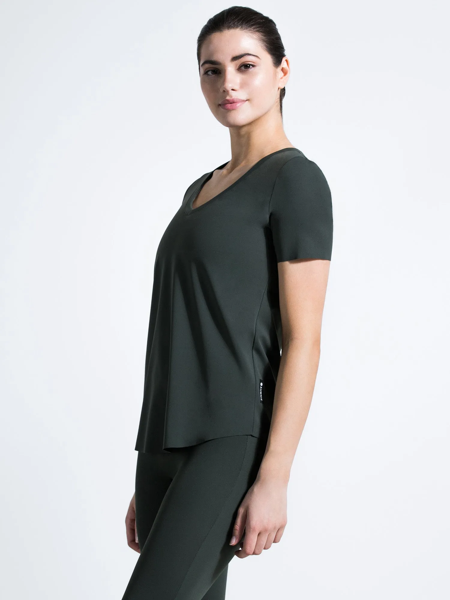 RELAXED NUDE TEE, DEEP FOREST