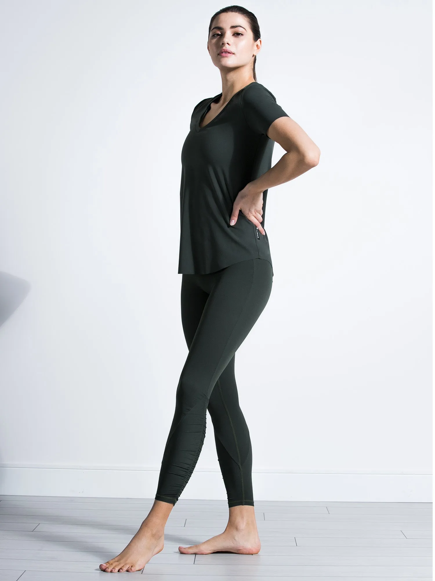 RELAXED NUDE TEE, DEEP FOREST