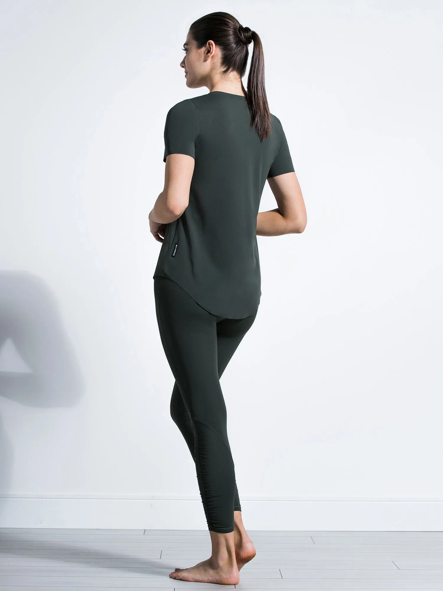 RELAXED NUDE TEE, DEEP FOREST
