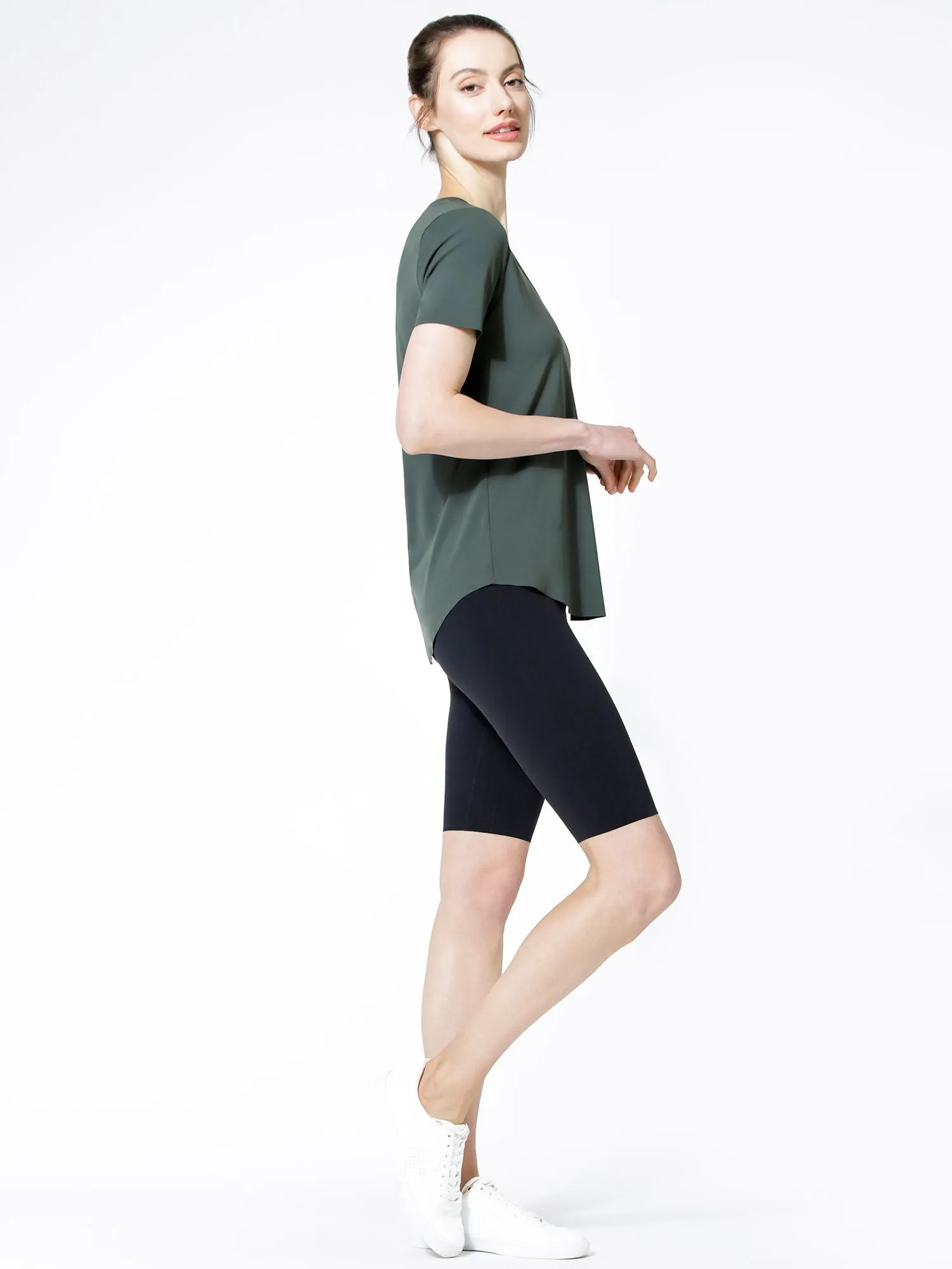 RELAXED NUDE TEE, DEEP FOREST