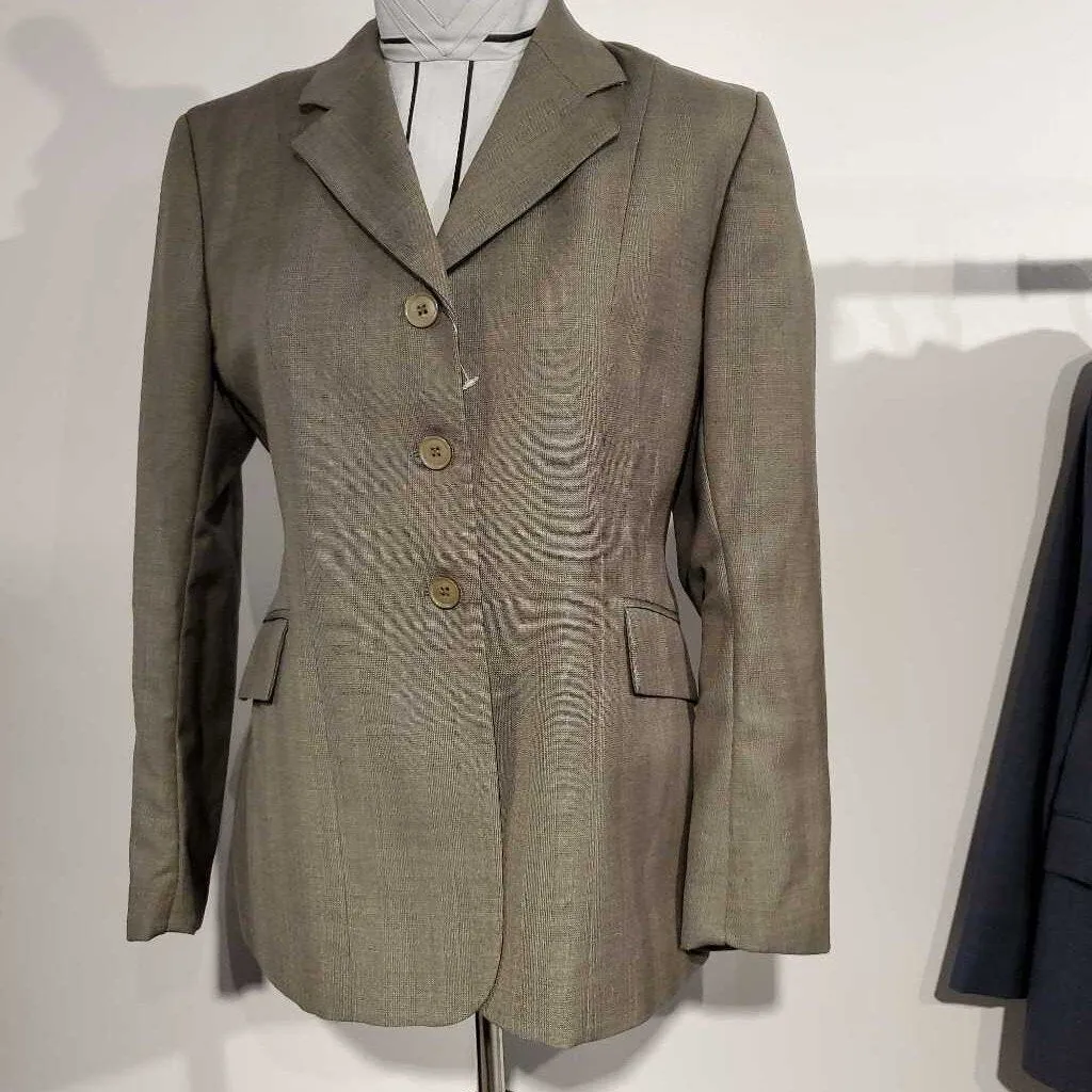 RJ Classics Taupe Green Hunt Coat 10S