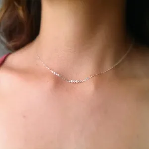 Safra Dainty Pearl Necklace