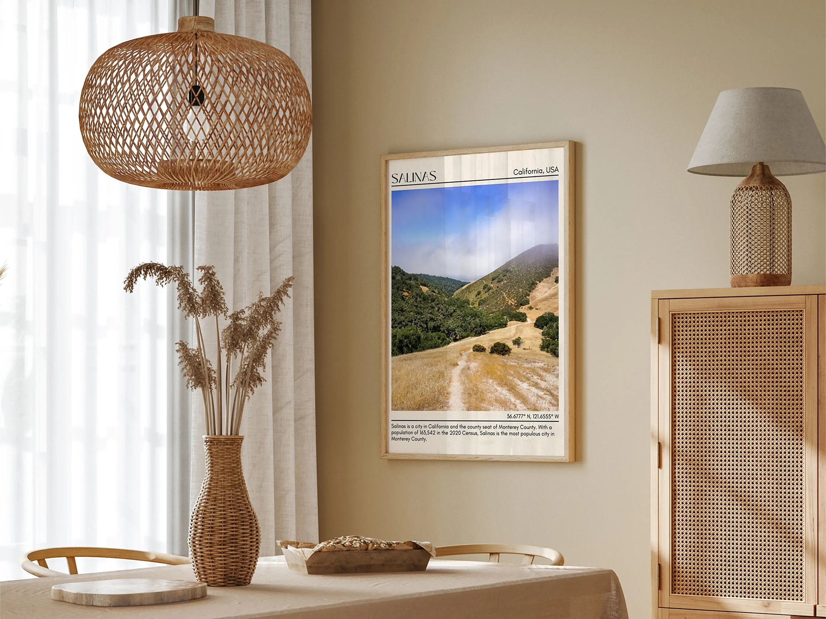 Salinas Minimal Wall Art, California, USA