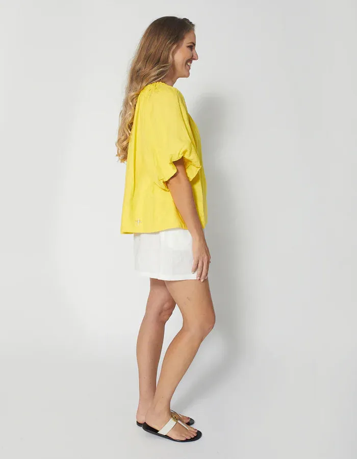 Santorini Blouse - Canary