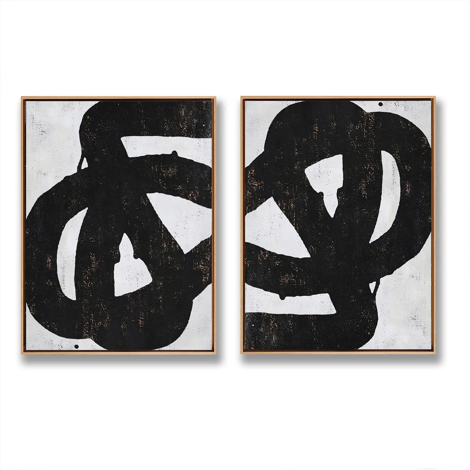 Set of 2 Minimal Geometric Art P19