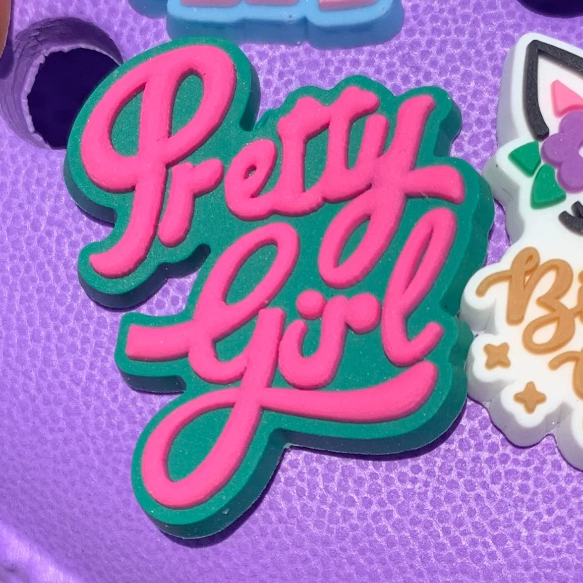 SHOE CHARMS - PRETTY GIRL