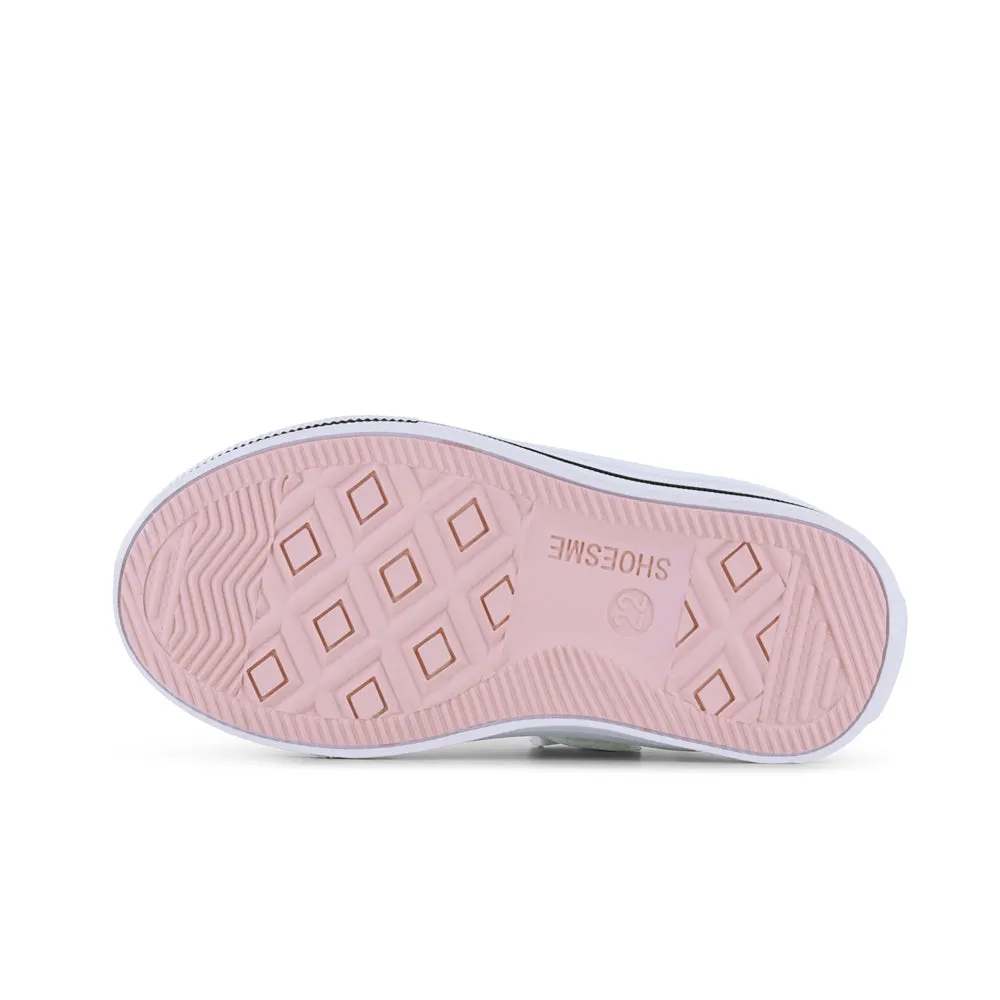 Shoesme Omero White, Pink & Green Trainer Shoe ON24S251-A