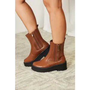 Sleek Zip Boots