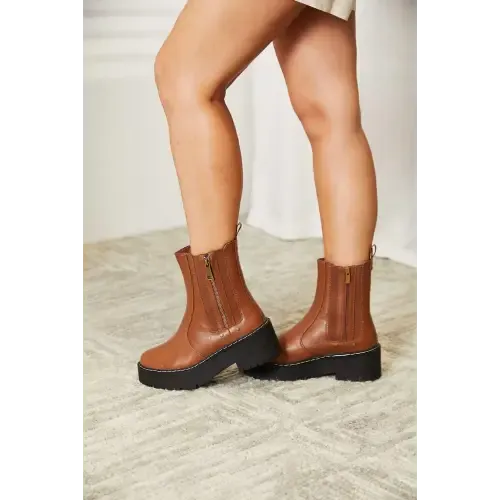 Sleek Zip Boots