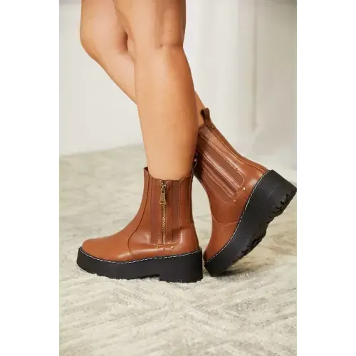 Sleek Zip Boots