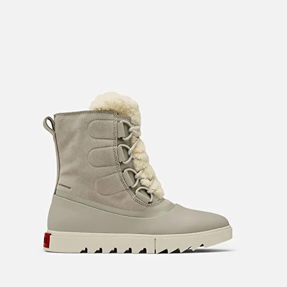 Sorel Women's Joan of Arctic Next Lite Boot — Dove — Waterproof Leather & Suede Snow Boots — Size 5.5