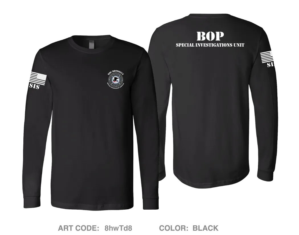 SPECIAL INVESTIGATION SERVICES Comfort Unisex Cotton LS Tee - 8hwTd8