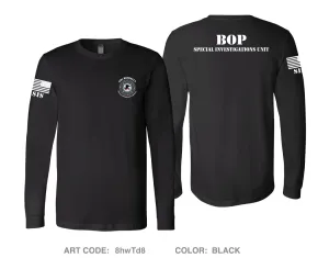 SPECIAL INVESTIGATION SERVICES Comfort Unisex Cotton LS Tee - 8hwTd8