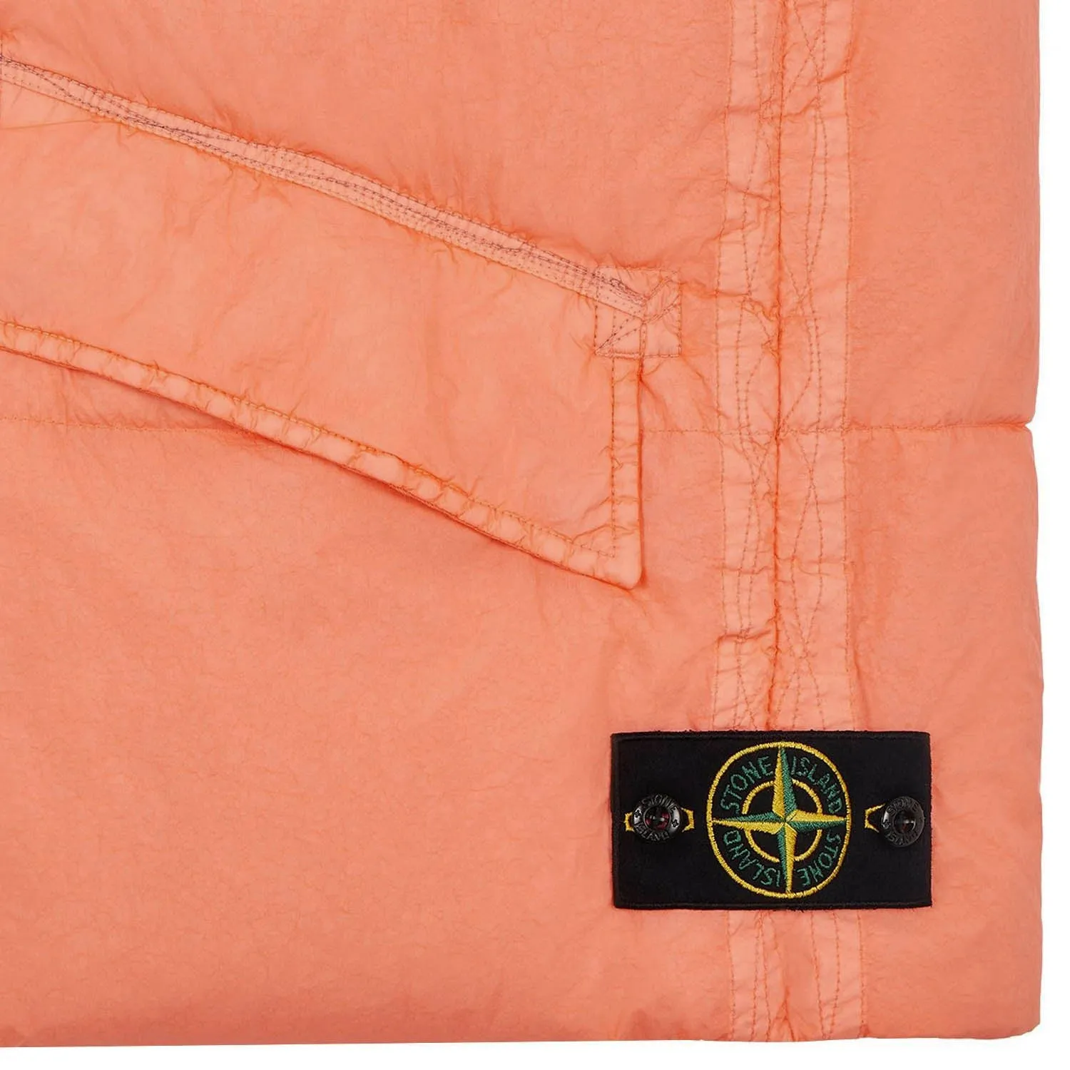 Stone Island Down Vest Orange L