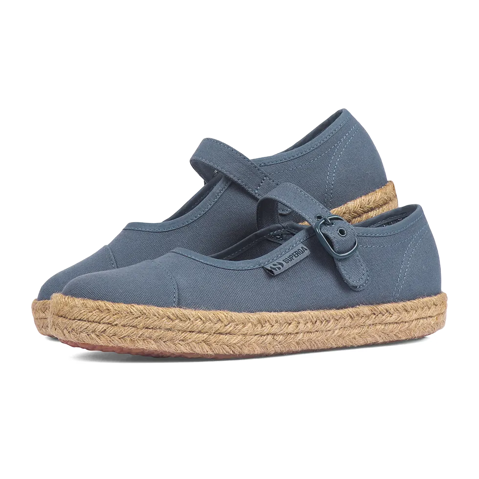 Superga x Drea Chong 2601 Mary Jane Blue Dusty