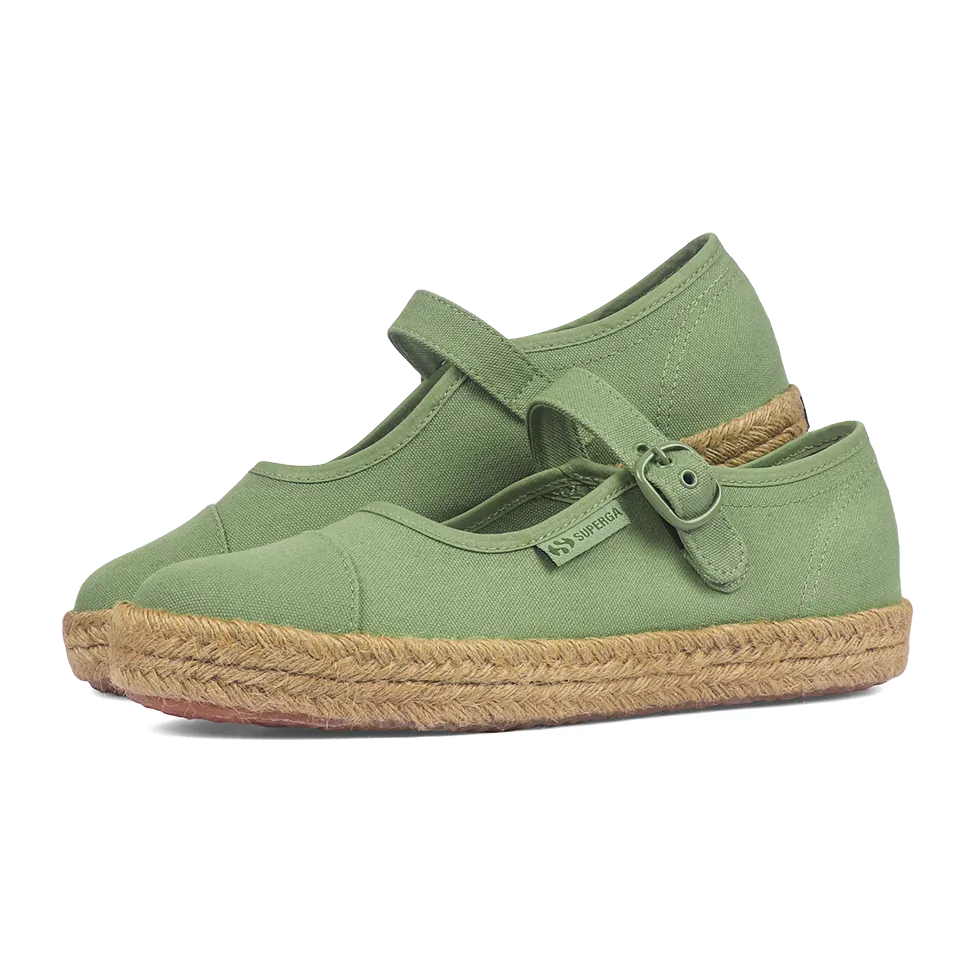 Superga x Drea Chong 2601 Mary Jane Green Safari