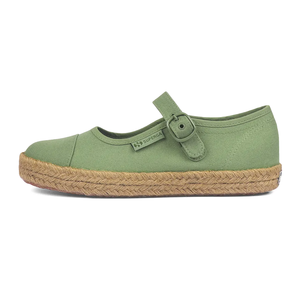 Superga x Drea Chong 2601 Mary Jane Green Safari
