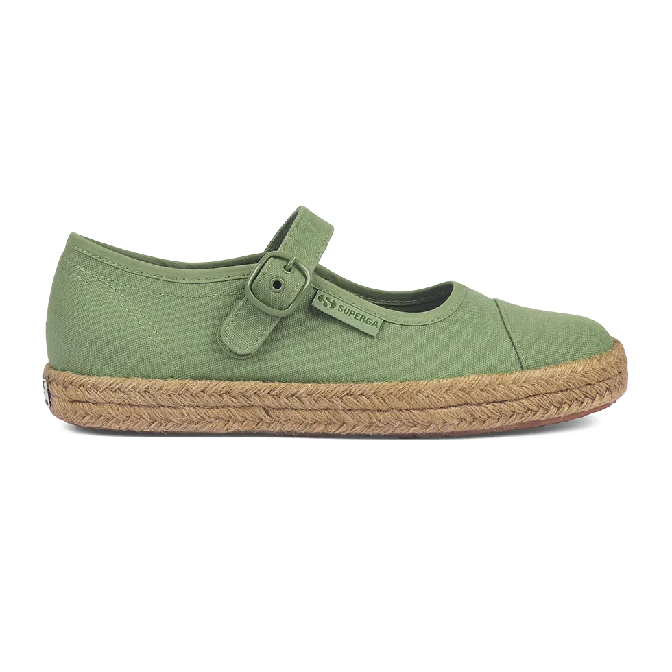 Superga x Drea Chong 2601 Mary Jane Green Safari
