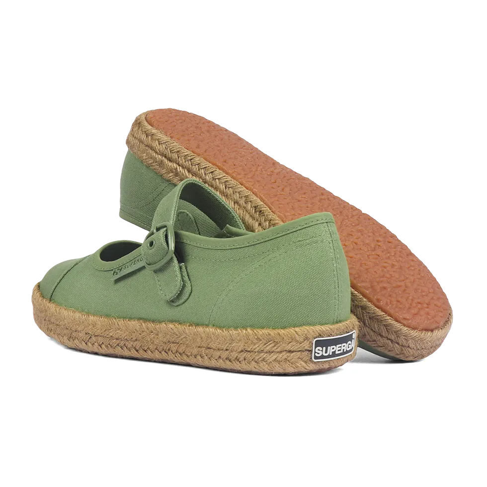 Superga x Drea Chong 2601 Mary Jane Green Safari