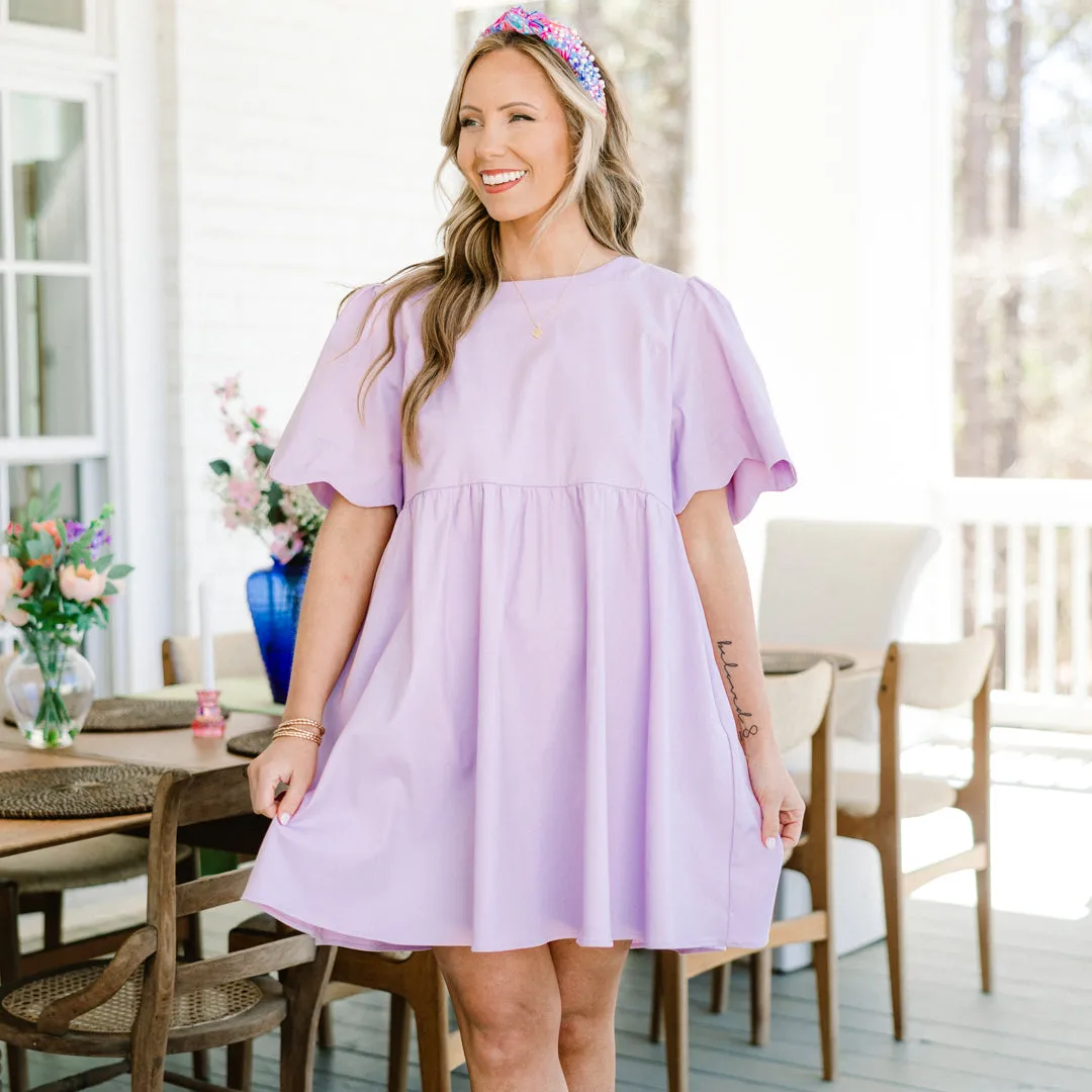 Sweet New Days Dress, Lilac